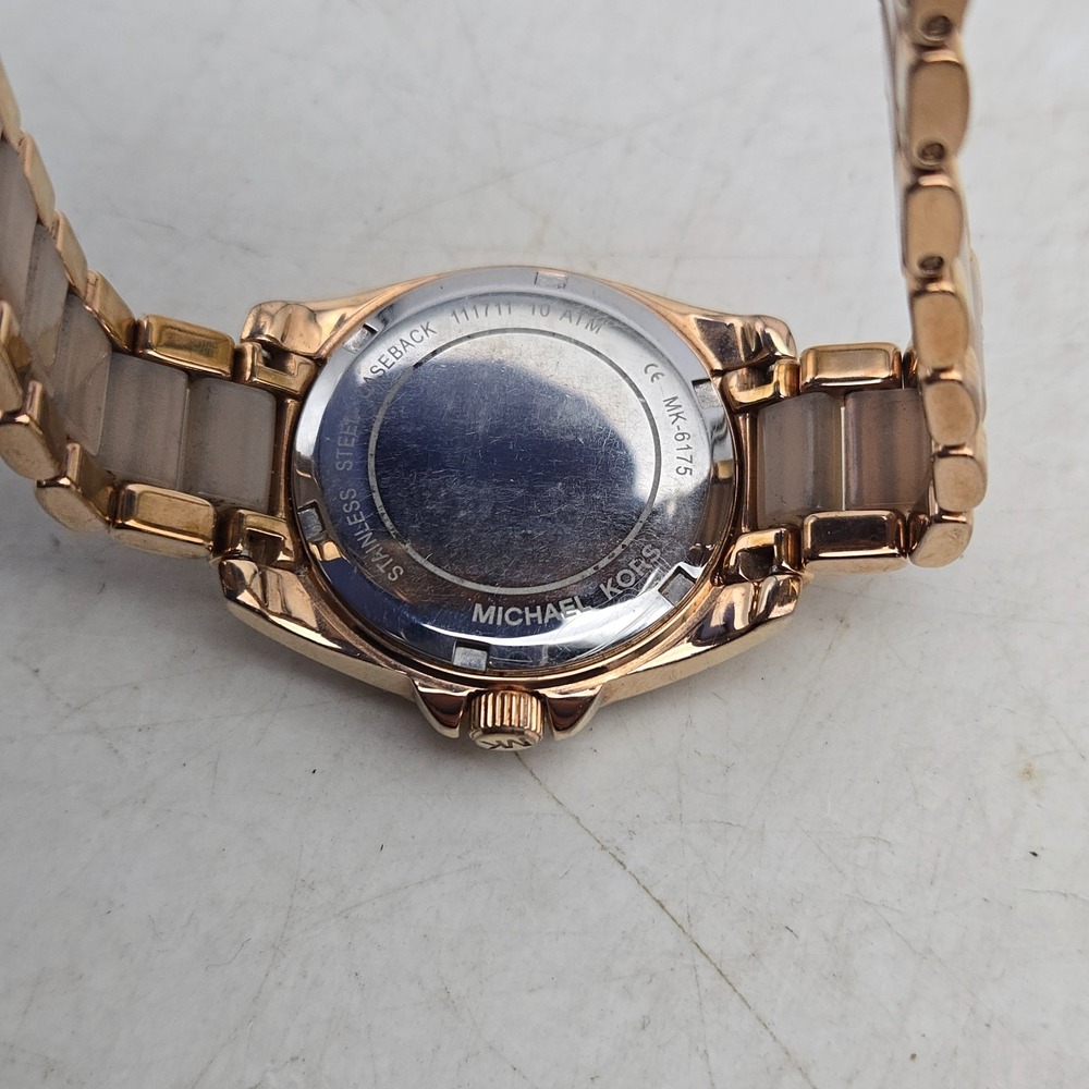 Michael Kors Chronograph Women's Mini Blair Rose Gold Tone Watch MK6175 - Picture 8 of 16